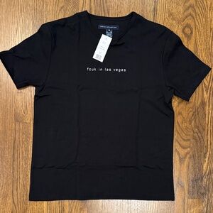 NWT - French Connection Black Short Sleeve Tee
